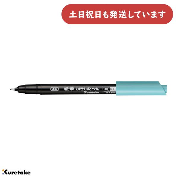 呉竹 速乾 硬筆かきかたぺん ほそじ黒 文房具 文具 水性ペン 水性