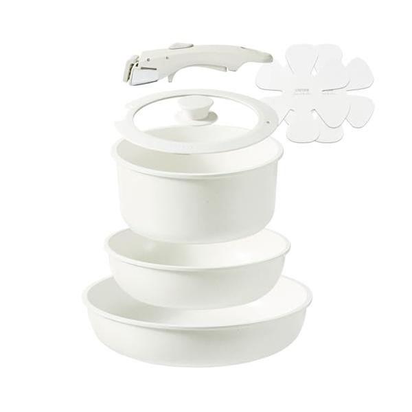 * 健康素材・安全安心 体に悪影響を与える PFOA・PFOS・鉛・カドミウムなどを一切使用しません。人間と地球環境に優しい材料が使われています* 快適な調理体験 内面がマーブルコートをしているため、くっつきにくくスムーズに調理できます。調...