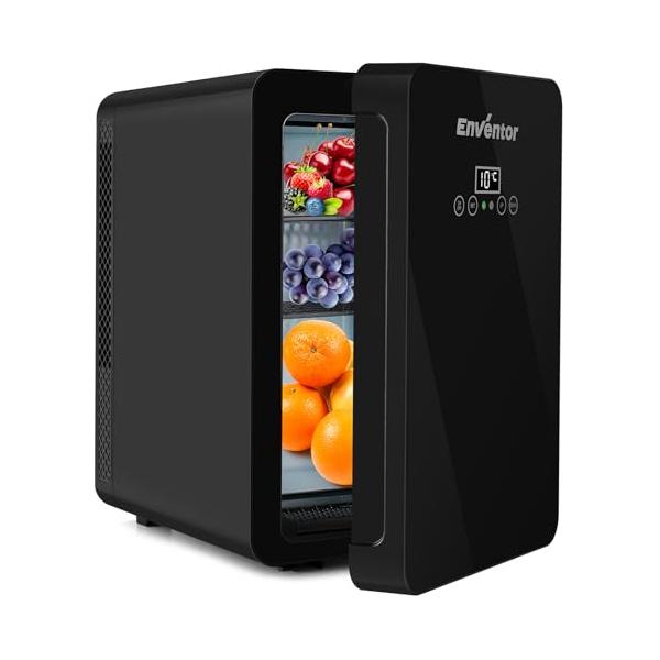 Enventor 冷温庫 15L 小型 保冷・保温用 冷蔵庫 極静音 LCD温度表示