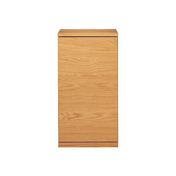 無印良品 木製キャビネット 幅44*奥行44*高さ83cm 木扉 スリム オーク