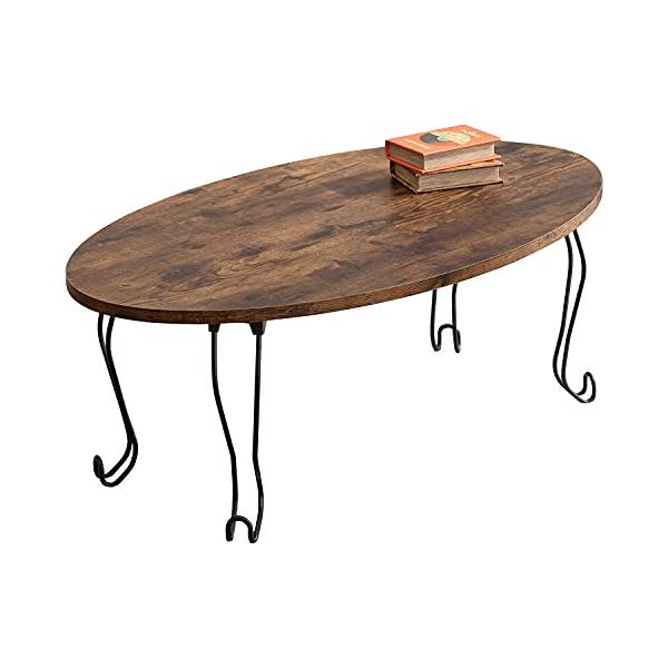 色：ブラウンサイズ：幅80cm 本体サイズ ：(約)幅80*奥行40*高さ33cm 木目調天板*猫脚の可愛さ シックな可愛さが引き立つ木目調天板の猫脚テーブル。ヴィンテージ感のある天板は高級感と落ち着いた雰囲気を演出します。 幅80*奥行4...