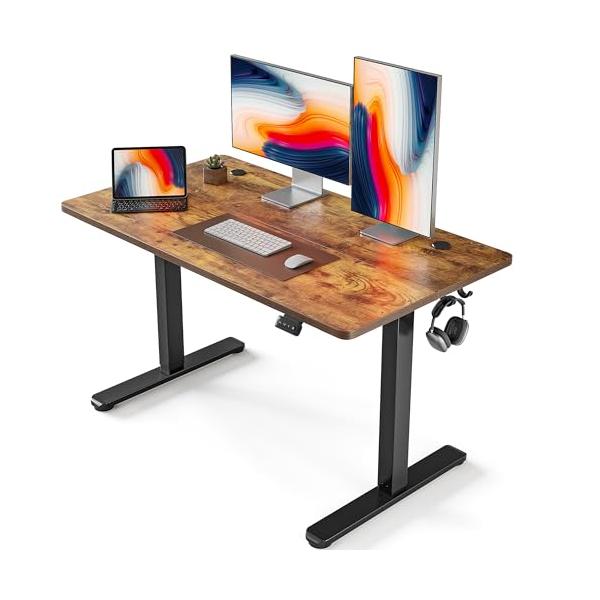 FEZIBO 電動 昇降式デスク スタンディングデスク 幅120cm 奥行