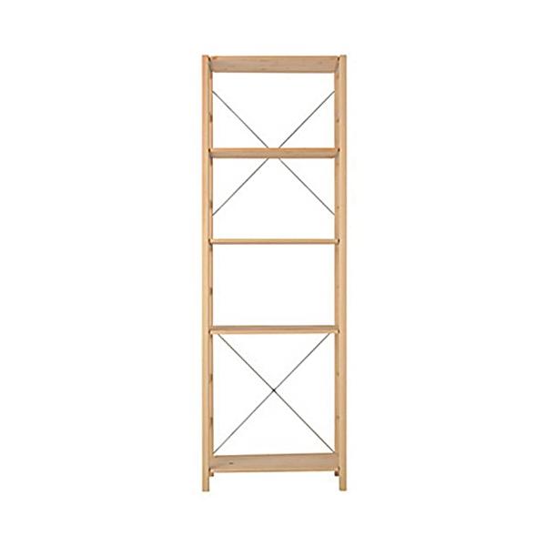 サイズ : 幅58*奥行26*高さ175.5cm・脚の寸法 : 2.8cm・収納スペースの内寸 : 幅52*奥行25*高さ35.5cm・脚と脚の間の内寸 : 幅52*奥行20*床からの高さ7cm組立パーツ毎のサイズ : 帆立 : 幅2.8*...