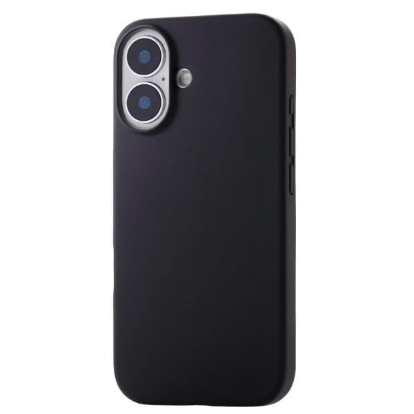 エレコム iPhone 16 ケース シリコン 三層構造 ハイブリッド ほこりが付きにくい ブラック PM-A24AHVSCCBK ワイヤレス充電対応