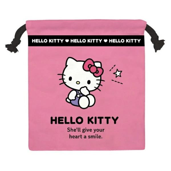 サンリオ キティ 巾着 通園 巾着ポーチ 通学 コスメポーチ ミニポーチ