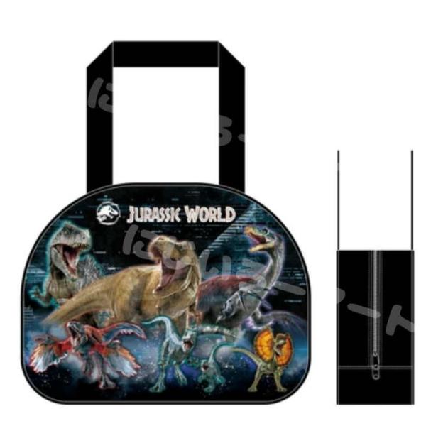 ジュラシック・ワールド　キッズビニールボストンバッグ 恐竜柄ジュラシック・ワールド　キッズビニールボストンバッグ!!　プールの他にもレジャーやお出かけに便利。小さなお子様も持ちやすいキッズサイズ。少し小さめサイズで保育園・幼稚園のキッズ向け...