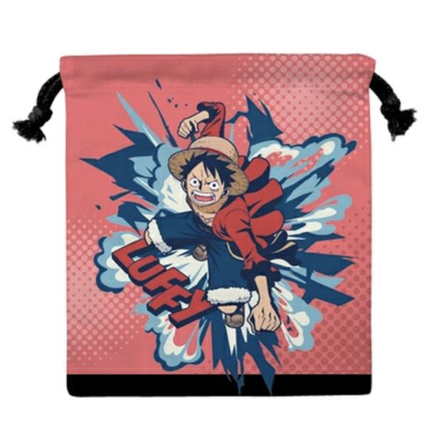 巾着 ルフィ ワンピース ONE PIECE ケイカンパニーONE PIECE ワンピースTVアニメ「ONE PIECE」ルフィのアメコミ風柄小物やお菓子を入れて使ってね！■仕様内容■サイズ：約H205×W180mm素材：ポリエステル