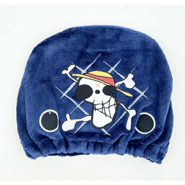 ワンピース タオルキャップ ラブーン ヘアキャップラブーンの可愛い ヘアキャップ海やプール、お風呂の後にふわもこ素材でしっかり吸水ゴム入りなので、ずれ落ちしにくく小さなお子さまも楽に使えます。かぶるだけでらくらくかわいくタオルドライ！【サイ...