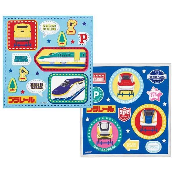 スケーター ランチクロス 43×43cm プラレール 2P 日本製 布 包 包み