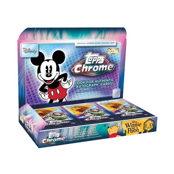 2026 TOPPS CHROME DISNEY HOBBY BOX（送料無料） : トレカショップ二
