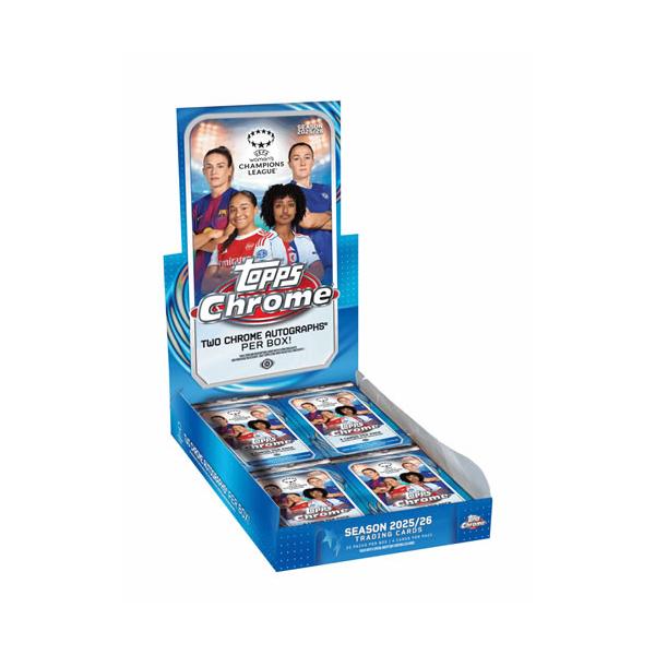 SOCCER 2025-26 TOPPS CHROME UWCL HOBBY UEFA WOMEN'S CHAMPIONS LEAGUE BOX（送料無料）