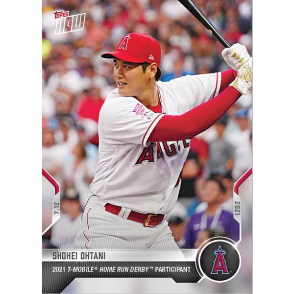 2021 TOPPS NOW #496 大谷翔平 T-MOBILE HOME RUN DERBY