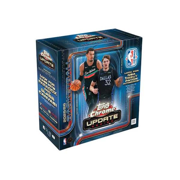 NBA 2025-26 TOPPS CHROME UPDATE MEGA BOX