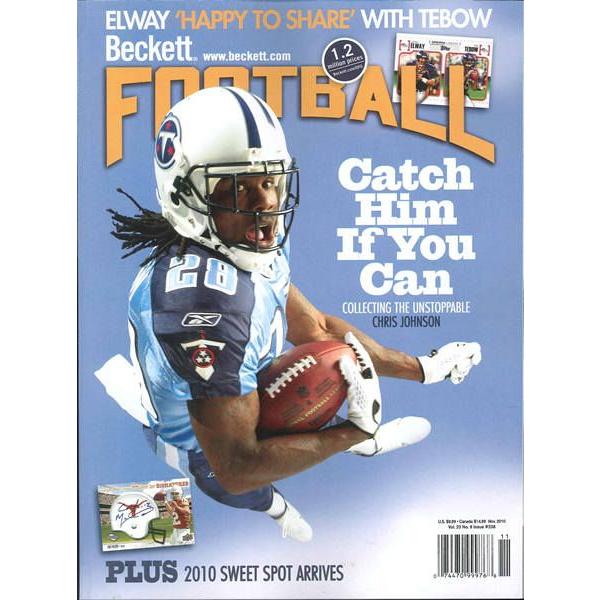 BECKETT FOOTBALL NOVEMBER 2010