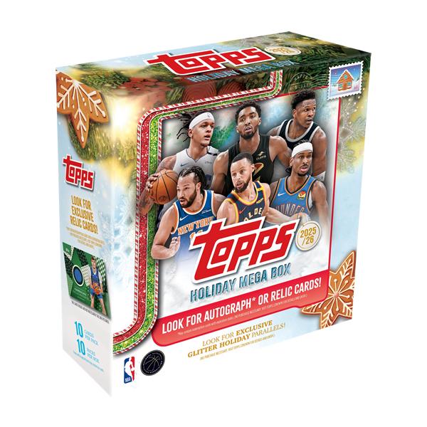 ☆お一人様2点限り☆NBA 2025 -26 TOPPS HOLIDAY MEGA BOX : トレカ