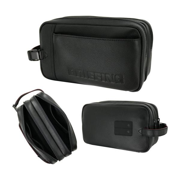 BRIEFING GOLF ブリーフィング（BRIEFING） DOUBLE ZIP POUCH LE