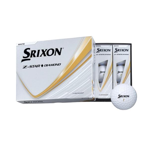 スリクソン SRIXON Z-STAR DIAMOND ボール ホワイト 1ダース 2025 : 二
