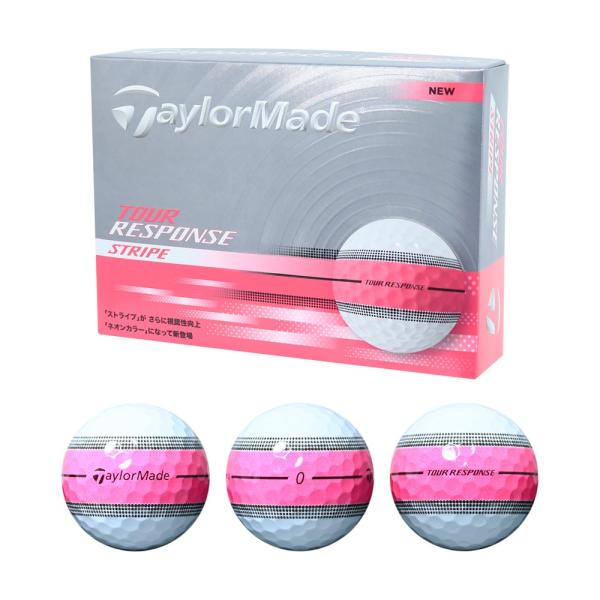 新品　テーラーメイド ツアーレスポンス ストライプ ブルーピンク 3ダース TaylorMade テーラーメイド 日本正規品 ツアーレスポンス