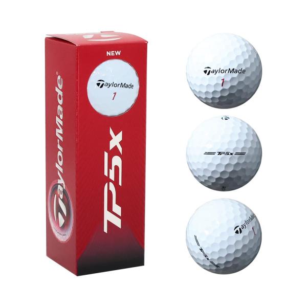 テーラーメイド TaylorMade TP5x ボール ホワイト 1スリーブ (3個入