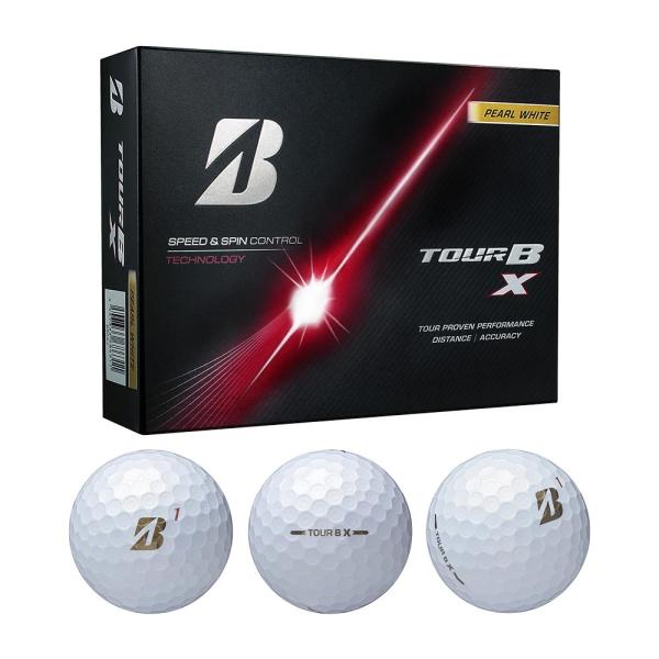 ブリヂストン BRIDGESTONE GOLF TOUR B X ボール パールホワイト 1ダース B6GXJ  2026