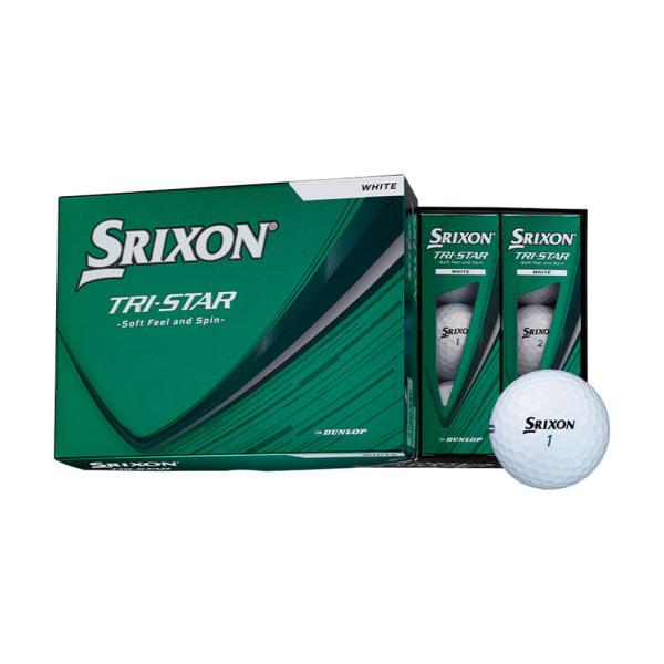 スリクソン SRIXON TRI-STAR ボール ホワイト 1ダース 2026