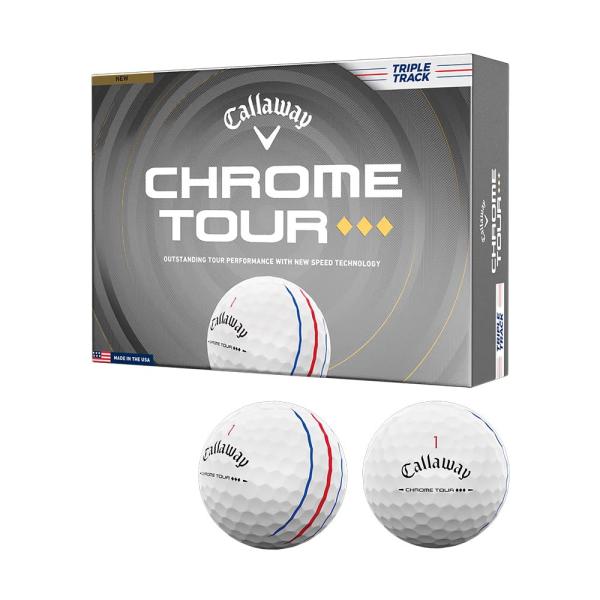 キャロウェイ Callaway CHROME TOUR トリプルダイヤモンド トリプルトラック ボール ホワイト 1ダース 2026