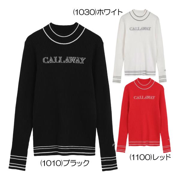 Callaway（キャロウェイ） ハイネック長袖リブニット C25218203