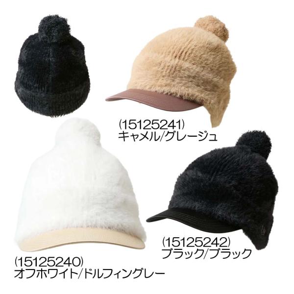ニューエラ New Era バイザーニット ポンポン シャギー レディースキャップ 26秋冬モデル