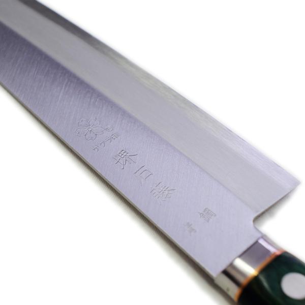 桜 堺石藤 青鋼 割込 三徳包丁 170mm 口金付き : 日光 匠家 ヤフー店