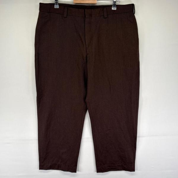古着 エルエルビーン L.L.Bean パンツ スラックス テーパード アウトドア ジッパーフライ W38 L30  ブラウン系 メンズ