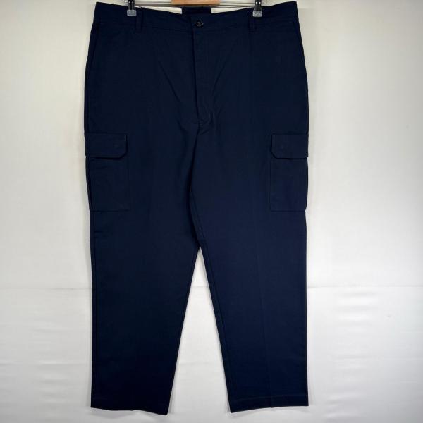 古着 レッドキャップ RED KAP パンツ フラップポケット ジッパーフライ センタープレス カーゴパンツ 40  ネイビー系 メンズ