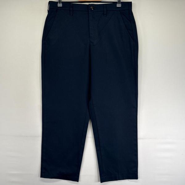 古着 レッドキャップ RED KAP パンツ ストレート ジッパーフライ チノパン ワンポイントロゴ ワークパンツ 34  ネイビー系 メンズ