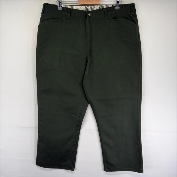 古着 90's/90年代 ベンデイビス Ben Davis USA製 パンツ ワークパンツ ジップ ワンポイント フリスコパンツ W42  グリーン系 メンズ 古着 90's/90年代 ベンデイビス Ben Davis USA製 パンツ ワークパンツ