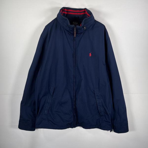 90s Ralph Lauren トラックジャケット ネイビー サイズ L 古着 90s POLO by Ralph Lauren track jkt | 古着屋 grin days memory
