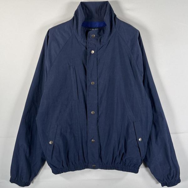 古着 90s〜00s/90年代〜00年代 ポロゴルフラルフローレン POLO GOLF RALPH  LAUREN ナイロンジャケット ブルゾン  M  ネイビー メンズ nikku_oyb0003118