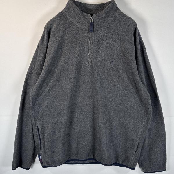 古着 ノーティカ NAUTICA USA製 ハーフジップフリース プルオーバー
