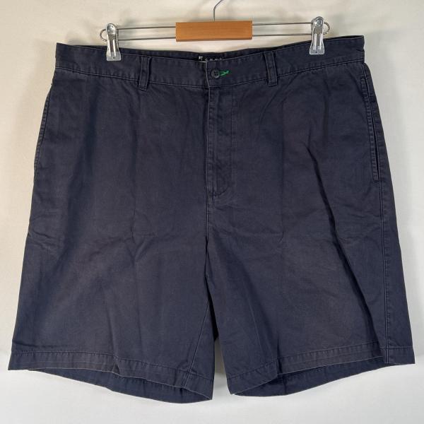 古着 トミーヒルフィガー TOMMY HILFIGER ショートパンツ 半ズボン ハーフパンツ ワンポイントロゴ刺繍 大きいサイズ w36  ネイビー
