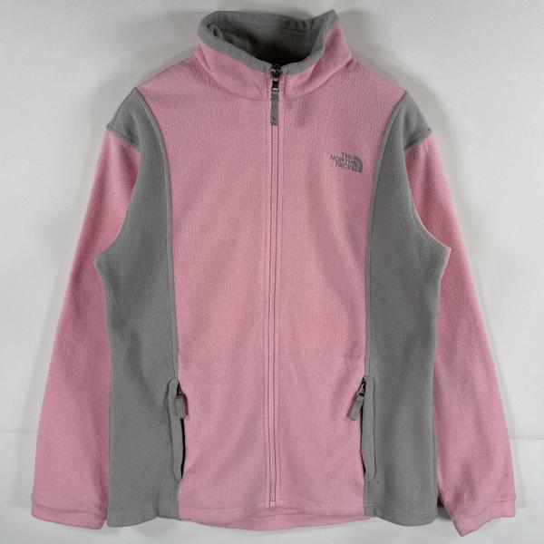 THE NORTH FACE - ノースフェイス フルジップ 毛長 フリース ジャケット 古着 アウトドア ピンク THE NORTH FACE（ザ ノースフェイス） 古着 フルジップフリース