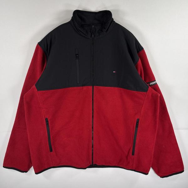 古着 トミーヒルフィガー TOMMY HILFIGER フルジップフリース 