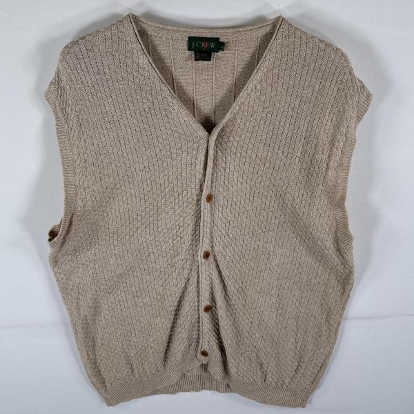 J.CREW（ジェイクルー） 古着 90's/90年代 ニットベスト リネンニット