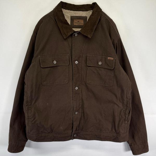 ウールリッチ　WOOL RICH 襟レザーダックジャケット　ブラック　L nikku_oyb0012189
