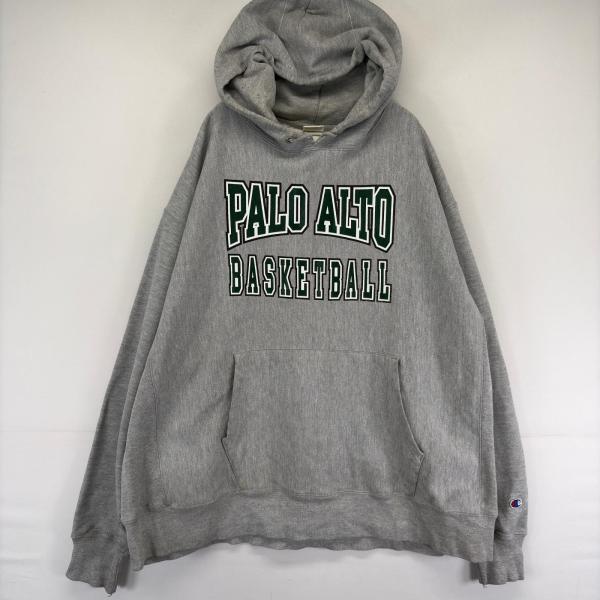 US古着 チャンピオンリバースウィーブ カレッジスウェットパーカー メンズ2XL Champion（チャンピオン） 古着 スウェット パーカー リバースウィーブ