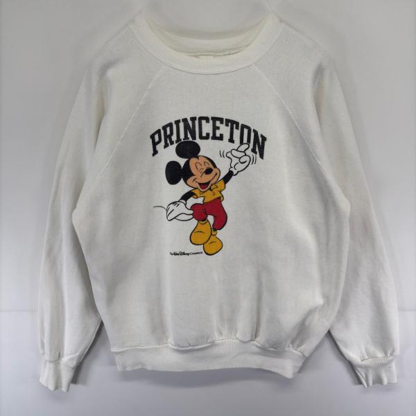 古着 80's/80年代 ヴィンテージ チャンピオン Champion スウェット ラグラン トレーナー ミッキーマウス 2XL  ホワイト系 メンズ Champion（チャンピオン） 古着 80's/80年代 ヴィンテージ スウェット