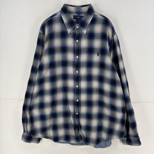 POLO RALPH LAUREN（ポロ・ラルフローレン） 古着 長袖シャツ オンブレ