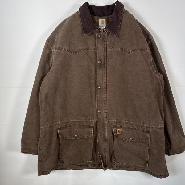 Carhartt（カーハート） USA古着 ダック ワークジャケット オーバー