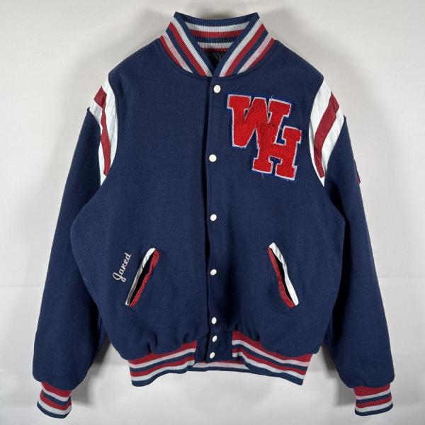 古着 90's/90年代 ホロウェイ Holloway USA製 スタジャン バックロゴ
