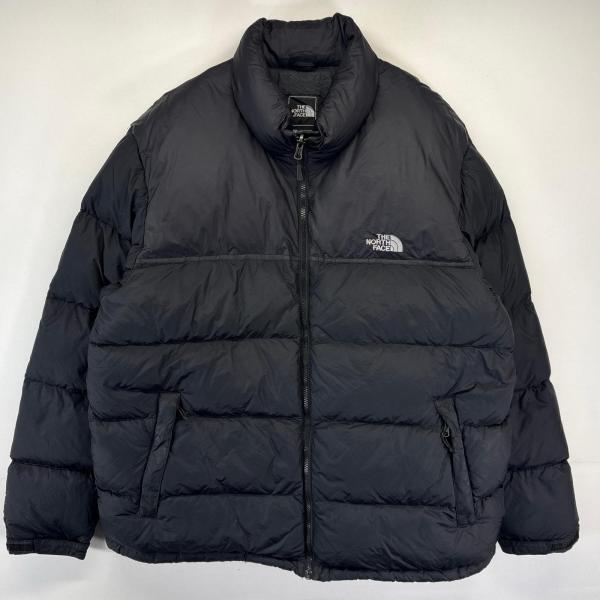古着 ザ・ノースフェイス THE NORTH FACE ダウンジャケット ヌプシ 700fill アウトドア ワンポイントロゴ 2XL  ブラック メンズ THE NORTH FACE（ザ ノースフェイス） 古着 ダウンジャケット ヌプシ