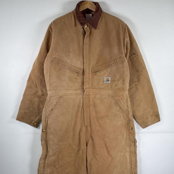 【管理番号】OYD0000055【ブランド】カーハート / Carhartt【対象】メンズ【カラー】  ベージュ【季節・シーズン】オールシーズン【実寸サイズ】総丈：約156cm肩幅：約50cm身幅：約58cmウエスト：約49cm股下：約75...