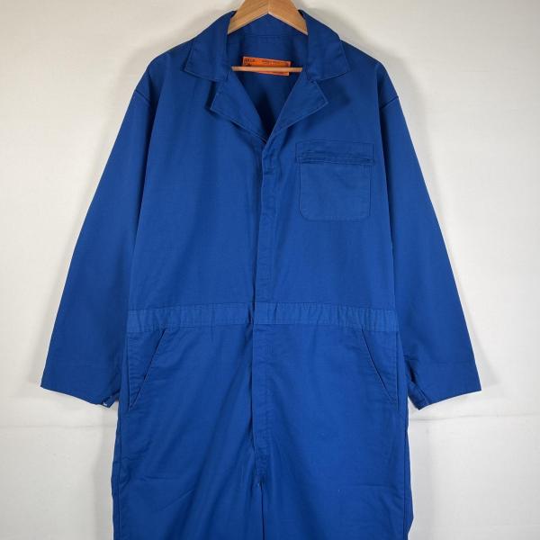 【管理番号】OYD0000110【ブランド】レッドキャップ / RED KAP【対象】メンズ【カラー】  ブルー【柄】無地【季節・シーズン】オールシーズン【生産国】USA【素材】コットン35% / ポリエステル65%【実寸サイズ】総丈：約1...