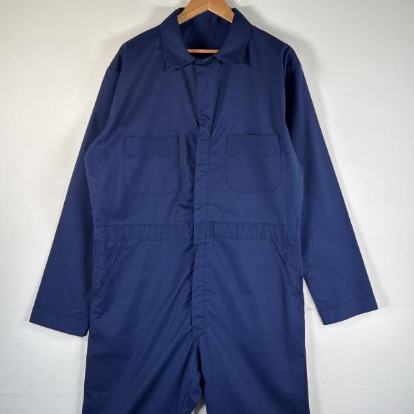 【管理番号】OYD0000128【対象】メンズ【カラー】  ブルー【柄】無地【季節・シーズン】オールシーズン【素材】コットン35% / ポリエステル65%【実寸サイズ】総丈：約170cm肩幅：約53cm身幅：約64cmウエスト：約56cm股...